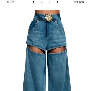 Beautiful Area Jeans, worn once for 3 hours